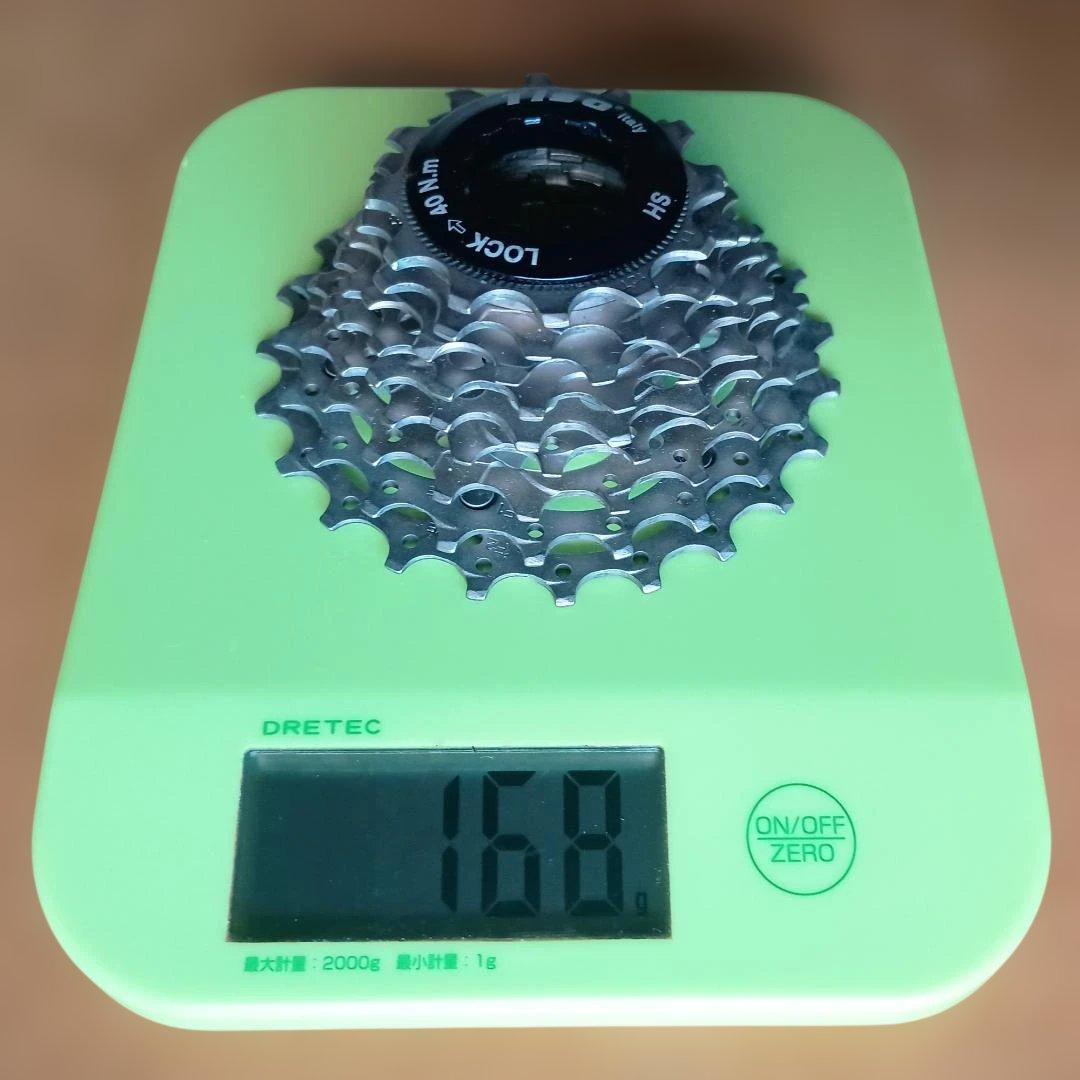 Tiso 軽量カセット 9速 12-23T シマノ互換 168g