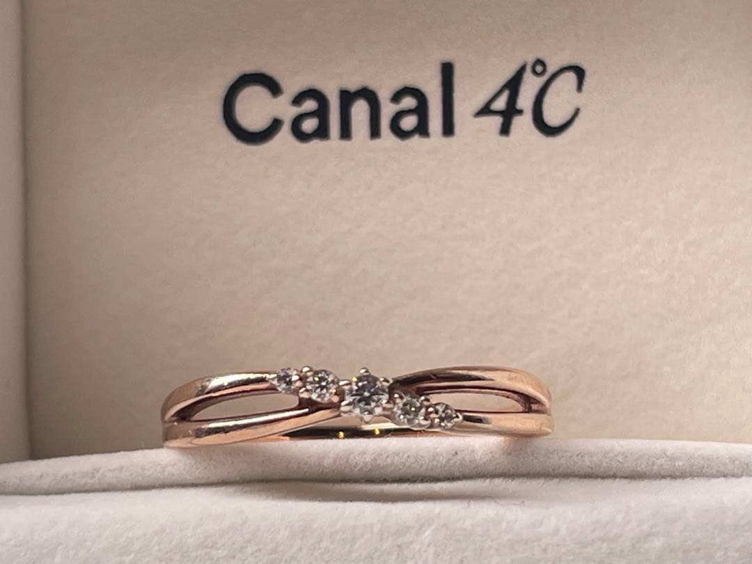 【新品未使用】4°c 指輪 Canal カナル ヨンドシー リング クロスライン