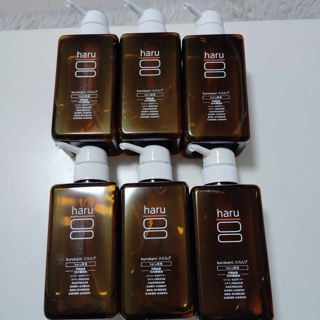 mu9799 haru kurokami スカルプシャンプー 400ml 6本