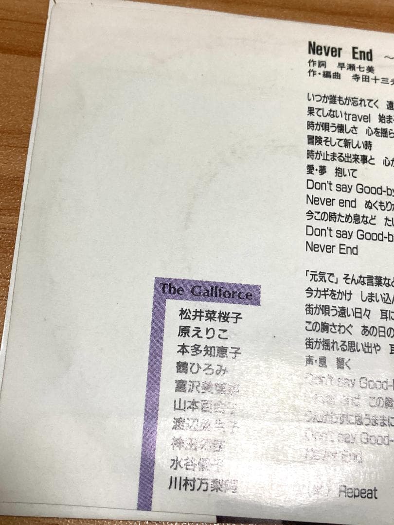 「GALL FORCE[地球章]」NEVER END｜ガルフォース