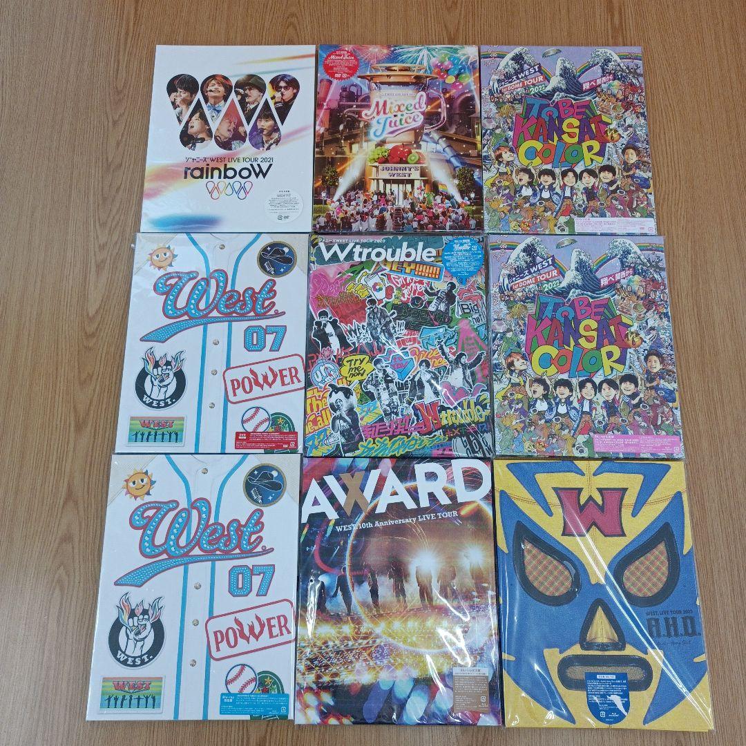 ジャニーズWEST WEST. DVD Blu-ray 9点セット まとめ売り