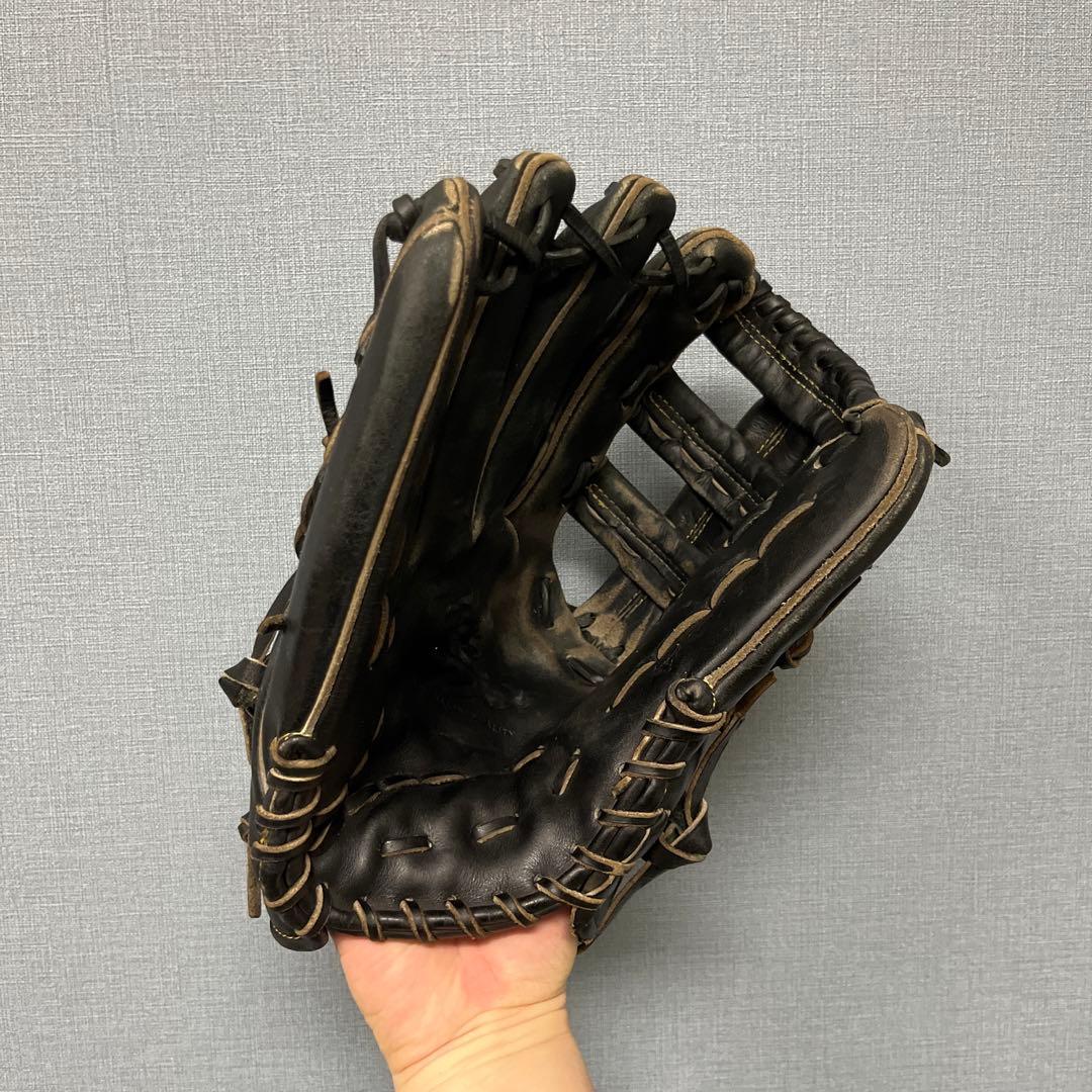 1201 ミズノプロ 5DNA キップレザー 硬式 外野手用グローブ 左投げ