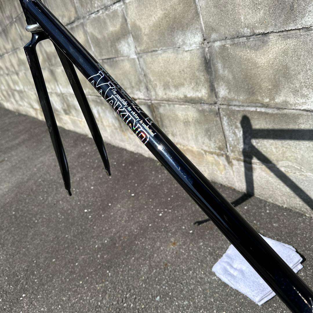 「MAKINO マキノ　別で丸フォーク付き　8630R 競輪フレーム