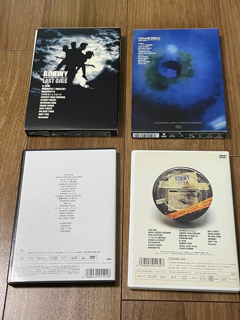 BOφWY ＤＶＤ４枚セット