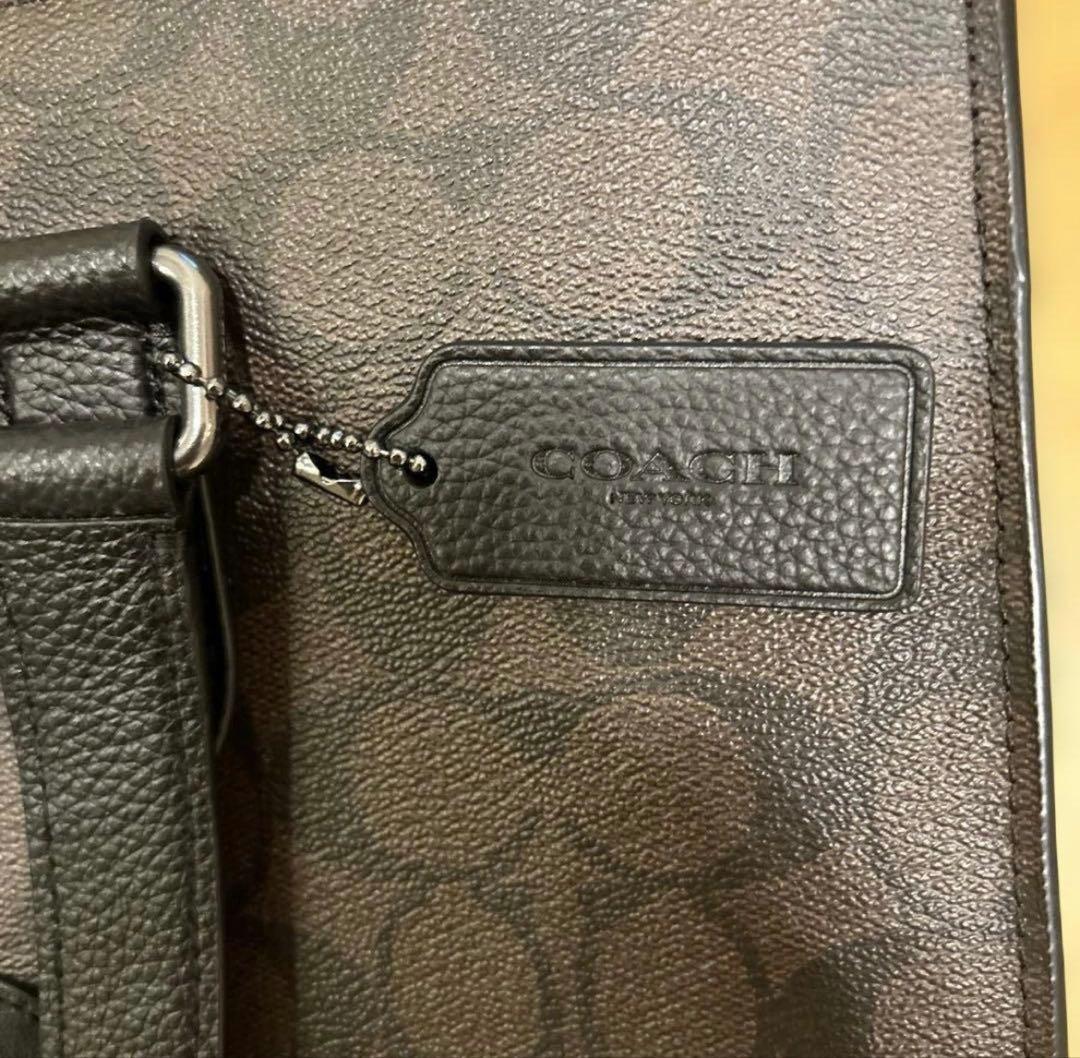 極美品コーチ　coach グラハム　トートバッグ スクエアニューヨークデザイン