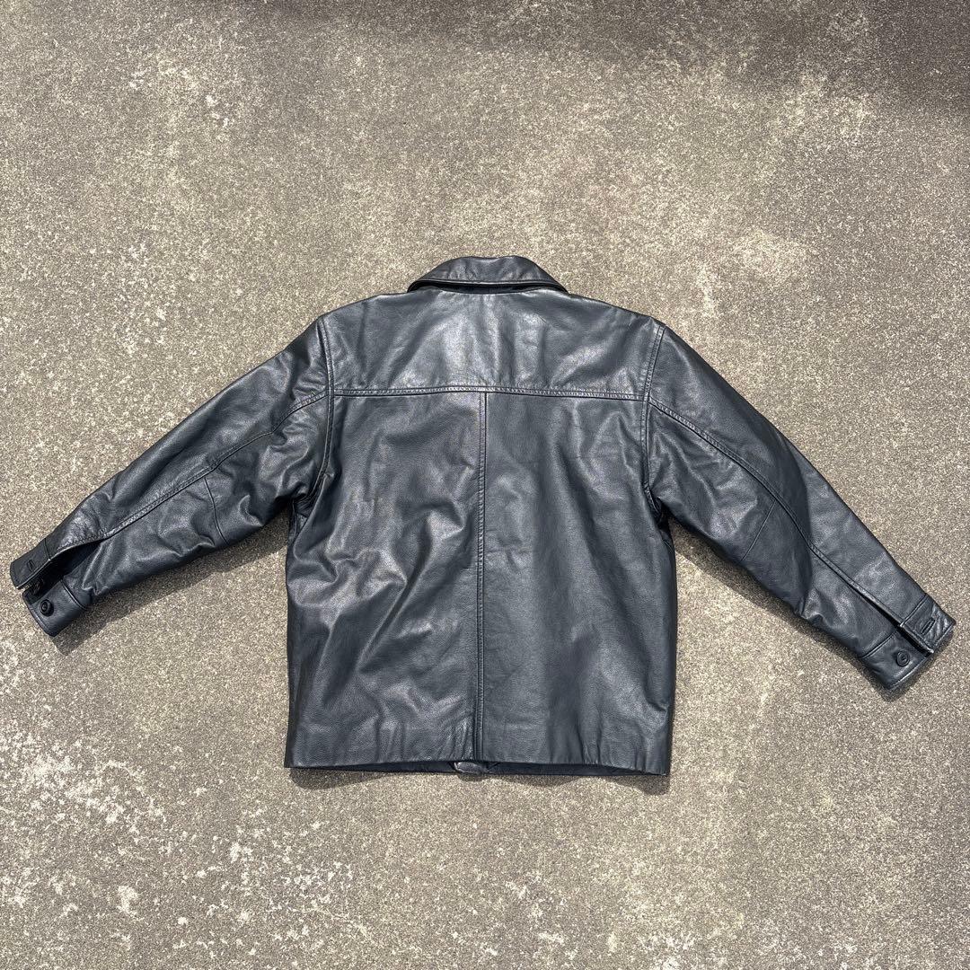 夕紀【美品】【希少】00s90s oldGAP レザージャケット　ブラック