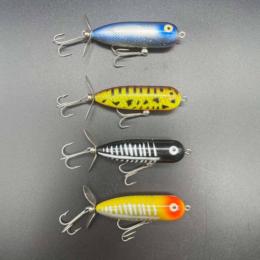 オールド ヘドン heddon ベビートーピード 縦割れ3/8オンス 4色セット