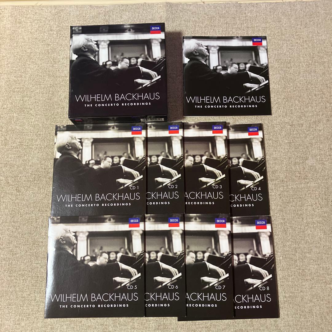 ヴィルヘルム・バックハウス／ピアノ協奏曲全集（８ＣＤ）