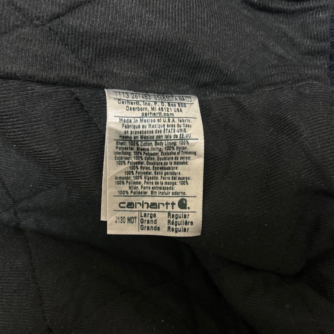 希少　Carhartt TPWコラボ　フード付きアクティブジャケット ネイビー