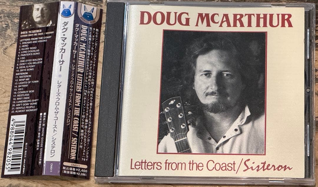洋楽 Doug McArthur: Letters from the Coast