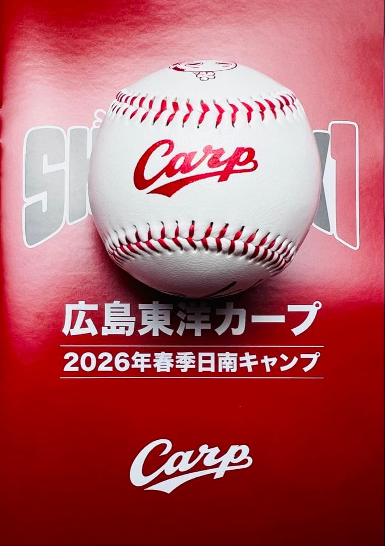 広島東洋カープ 森下暢仁選手♯18 直筆サインボール 2026日南キャンプボール