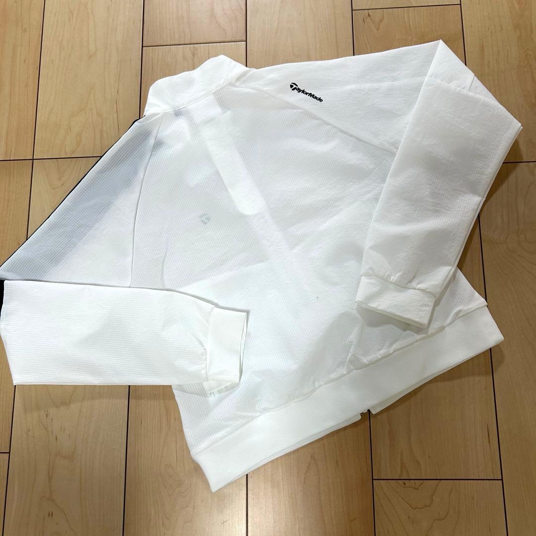 テーラーメイド　ジップジャケット　ウィンドジャケット　白　S 春