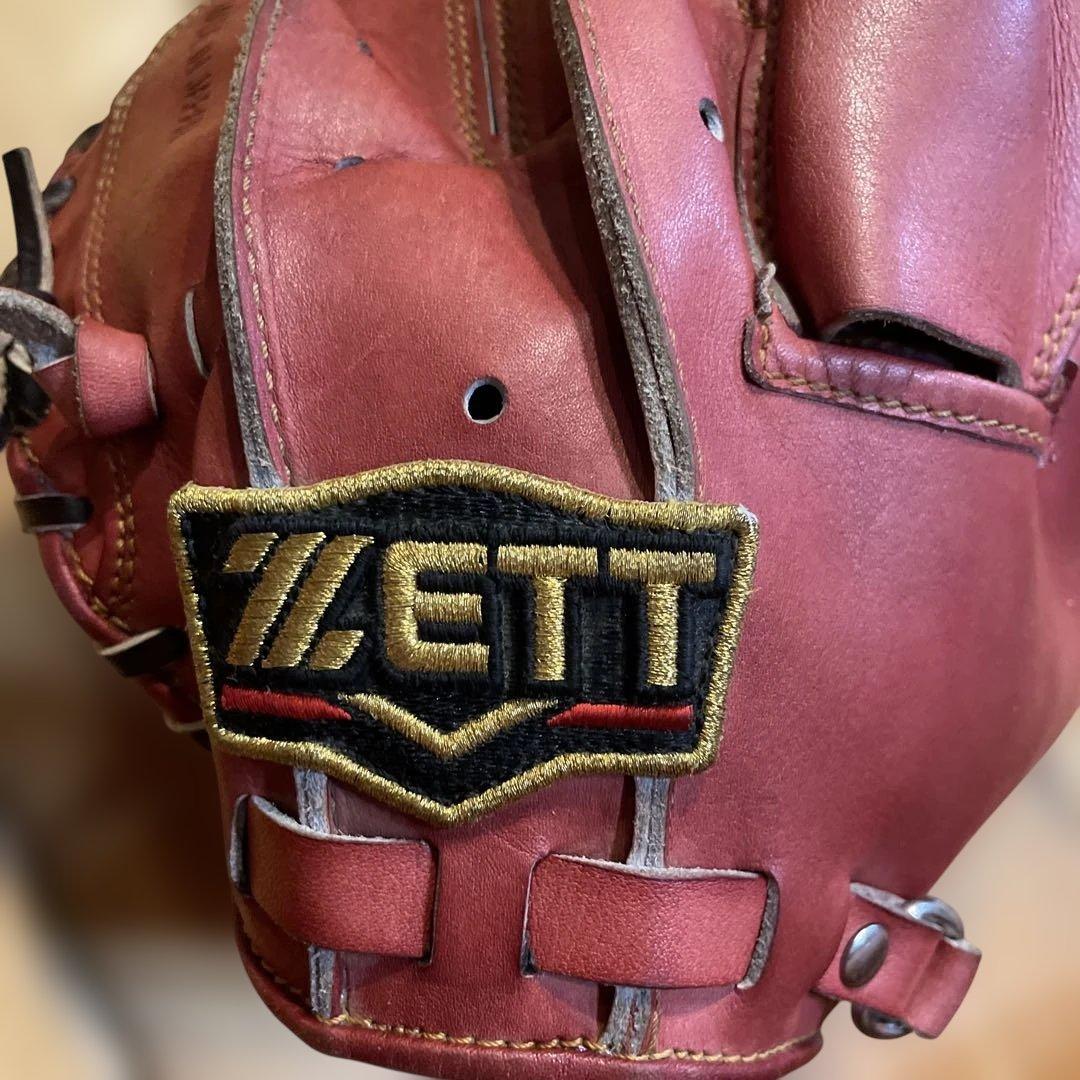 ZETT 硬式野球グローブ キャッチャーミット　赤　定価58000円