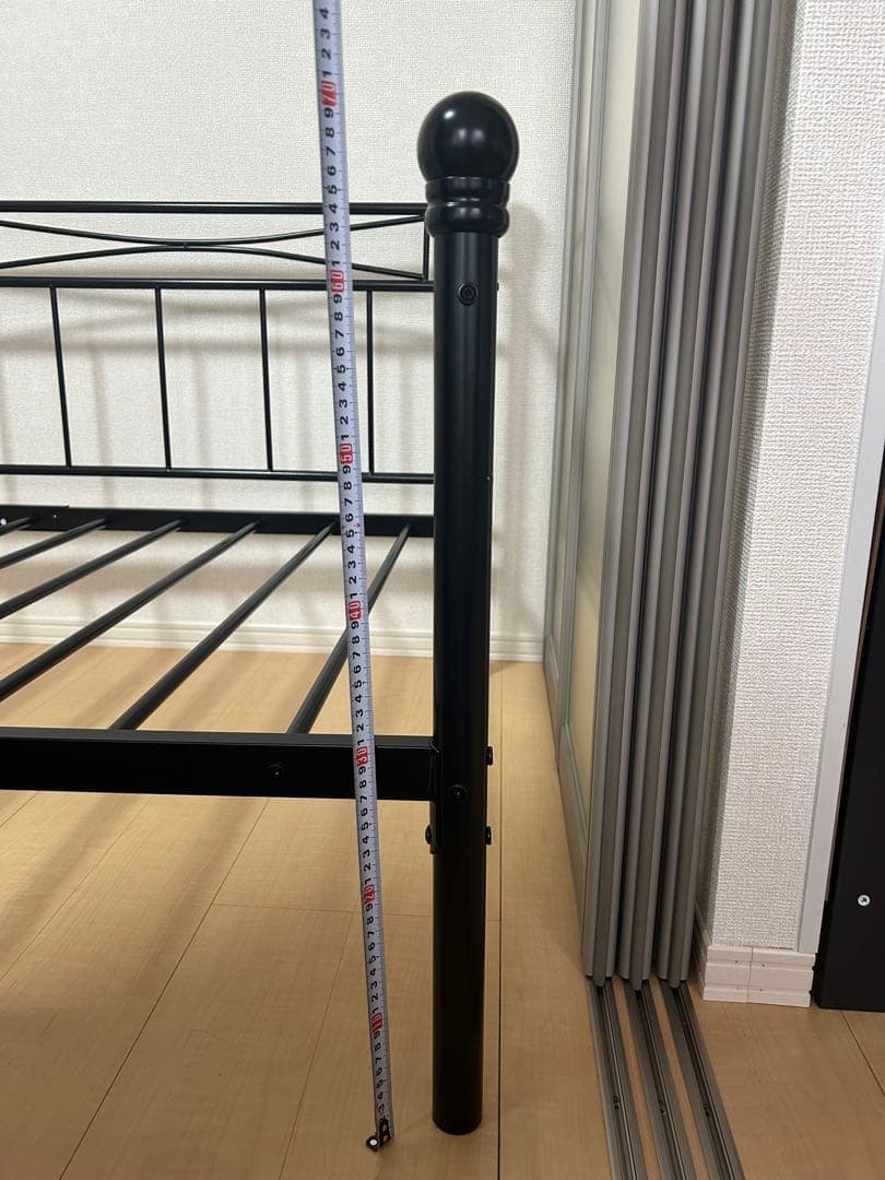 ブラック ソファベッド シングルサイズ シングルベッド シンプル スタイリッシュ