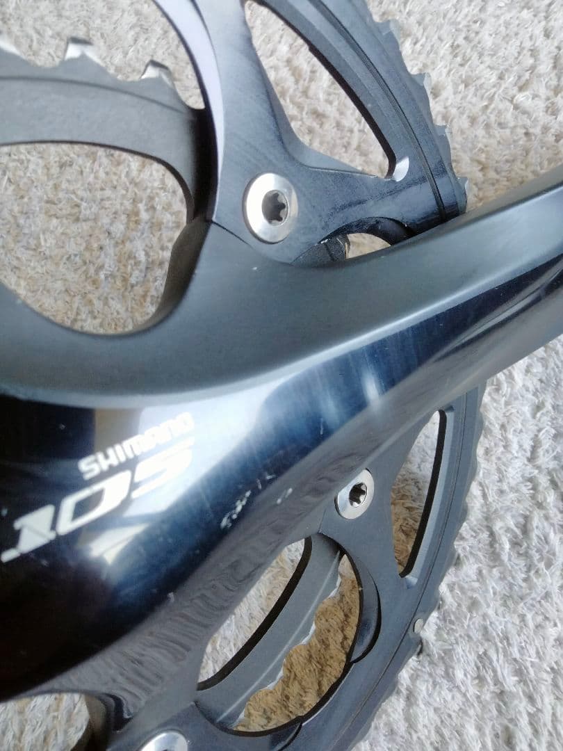 SHIMANOシマノ　１０５コンパクトクランク　172.5mm