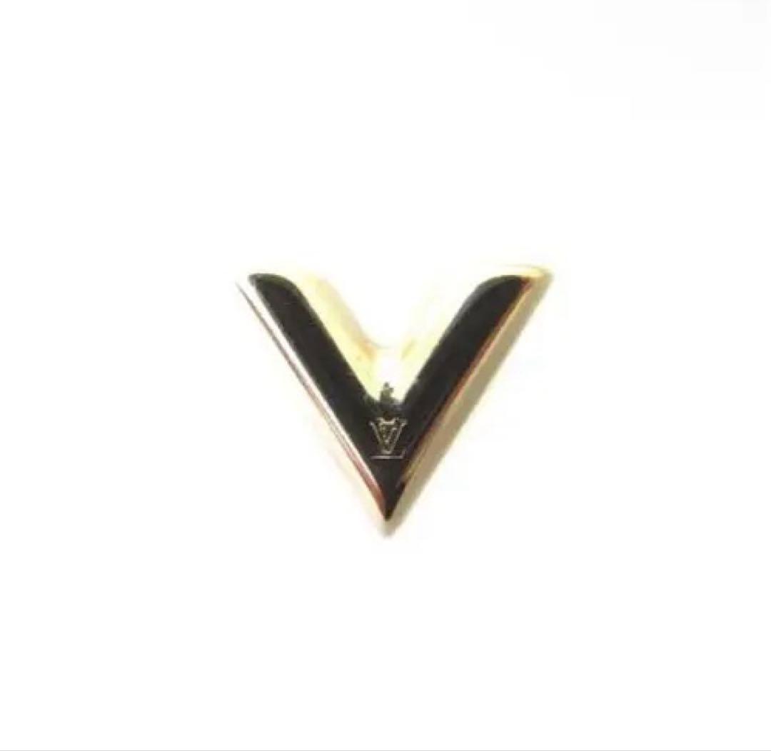 ルイ・ヴィトン ピアス・エセンシャル V ゴールド ピアス片方 M68153