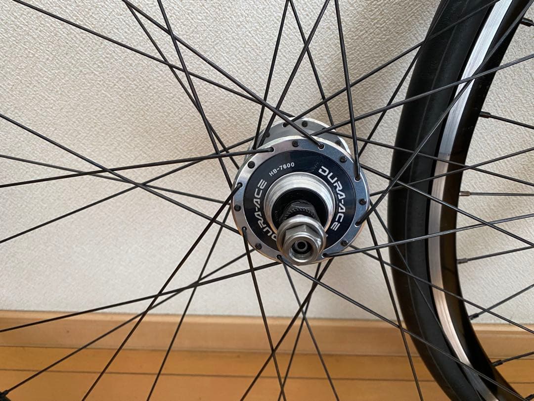 DURA-ACE HB-7600 ピストホイール WO ホイールバック付
