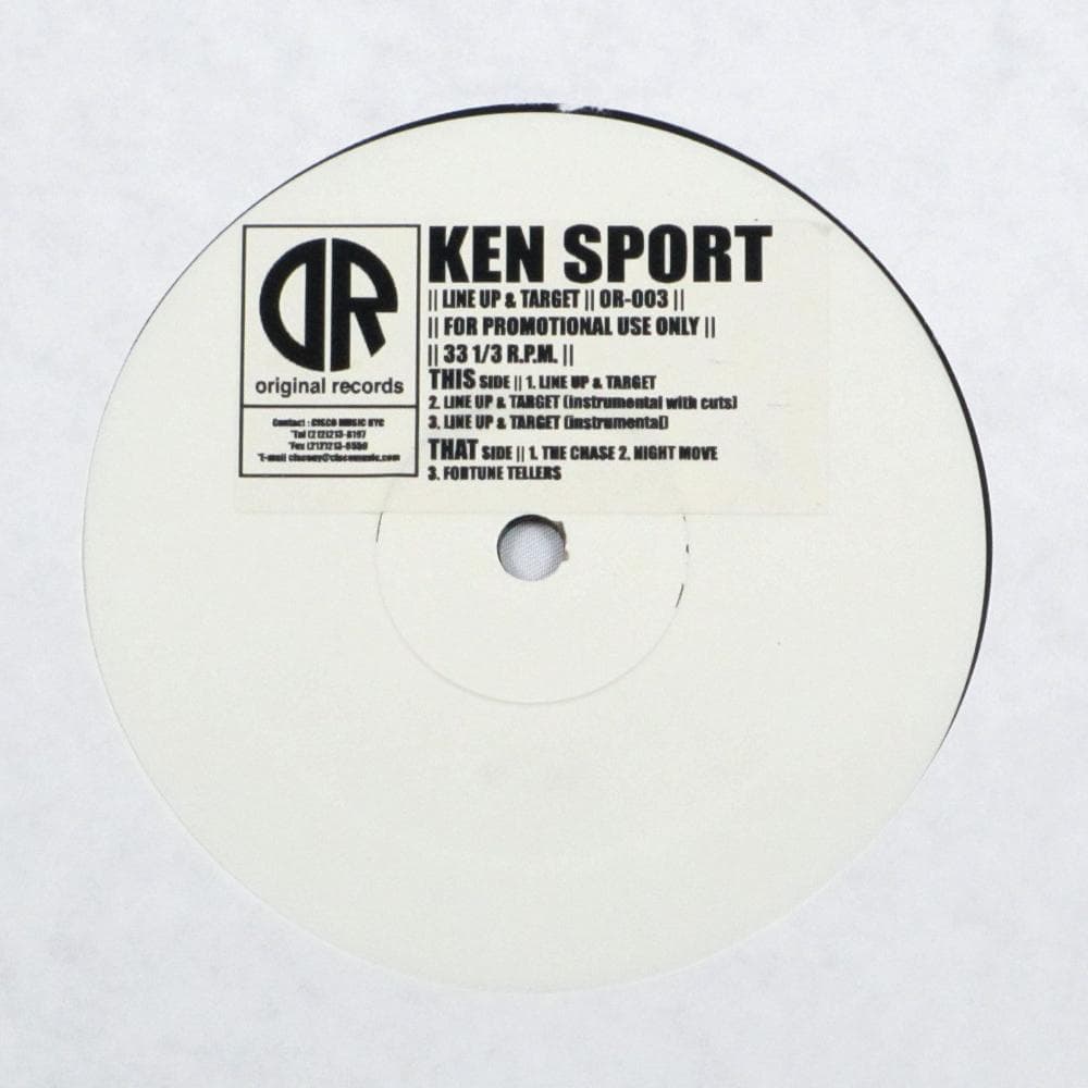 【未使用・2000年】　KEN SPORT　LINE UP & TARGET