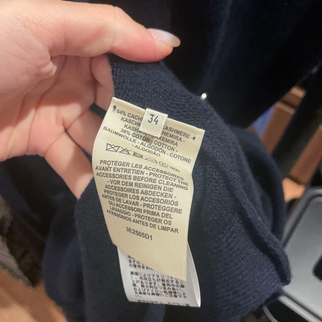 ポ*ポ様 HERMES ニットワンピース アシンメトリックヘム