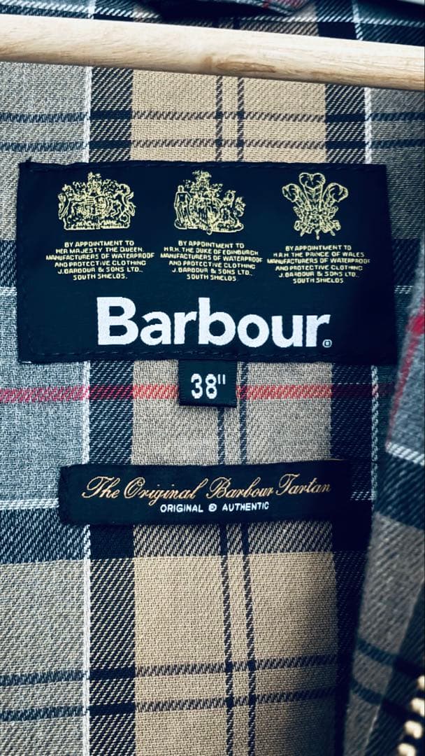 Barbour BORDER 2レイヤー ネイビー 38 ボーダー