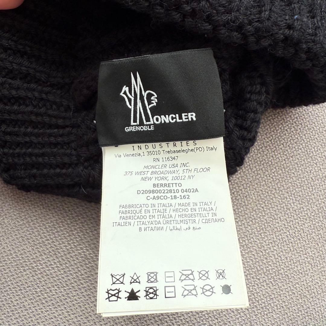 新品未使用 モンクレール フォックスファー ニットキャップ