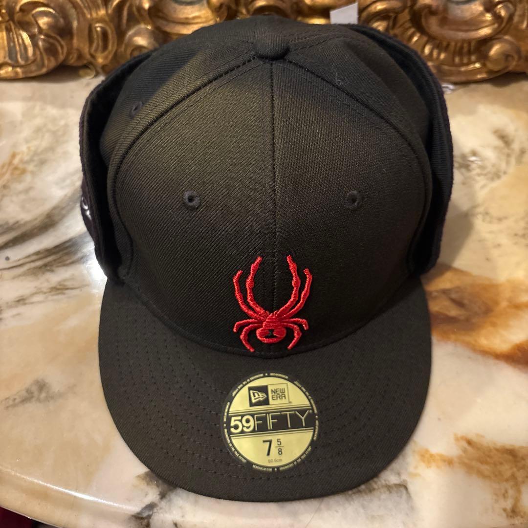 応援グッズ Supreme x Spyder Earflap New Era \"Black\"