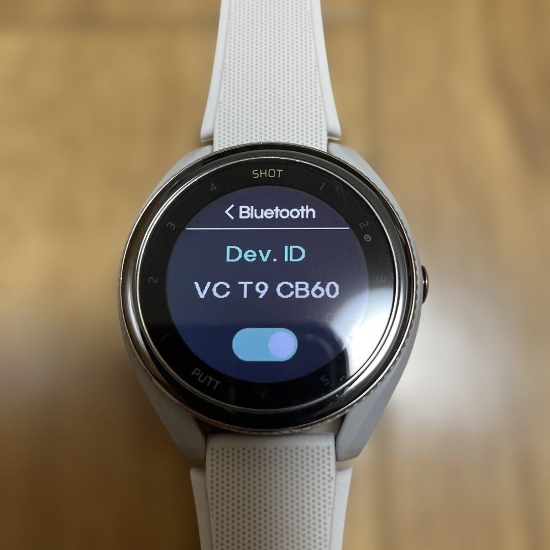 （中古）グレー≪ ボイスキャディ T9 ≫ゴルフ 腕時計型 GPS 距離測定器