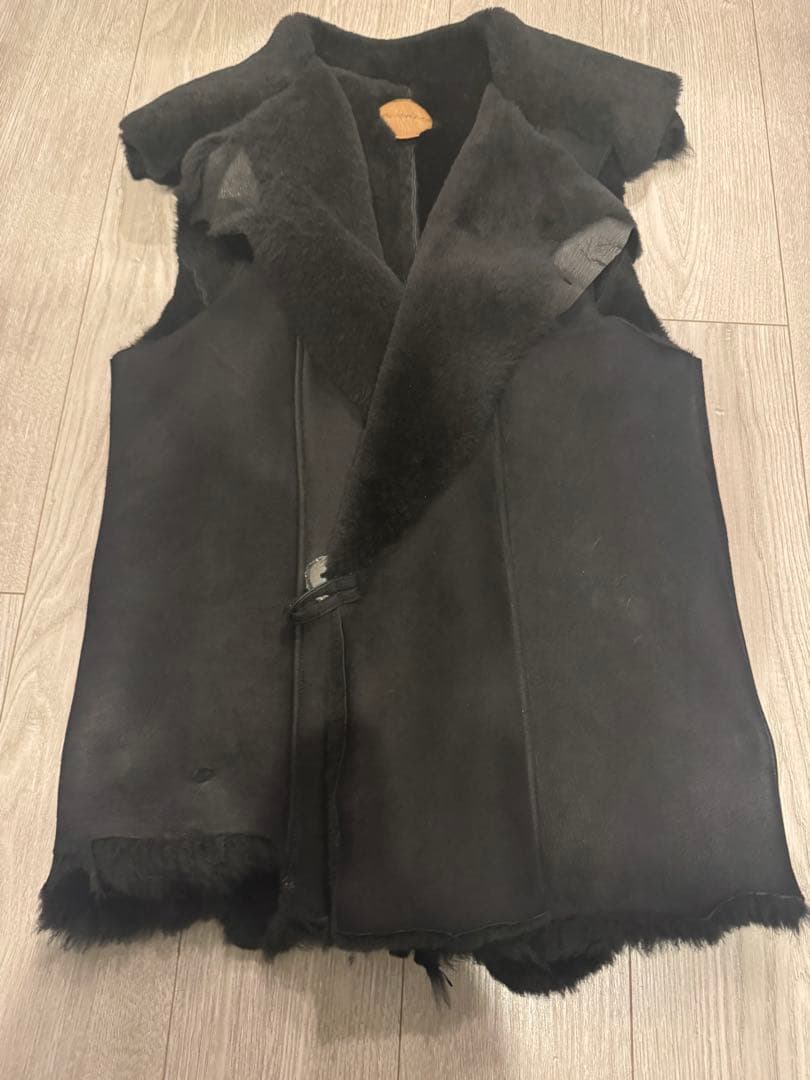 BLACKBIRD - sleeveless mouton 新品1ブラックバード