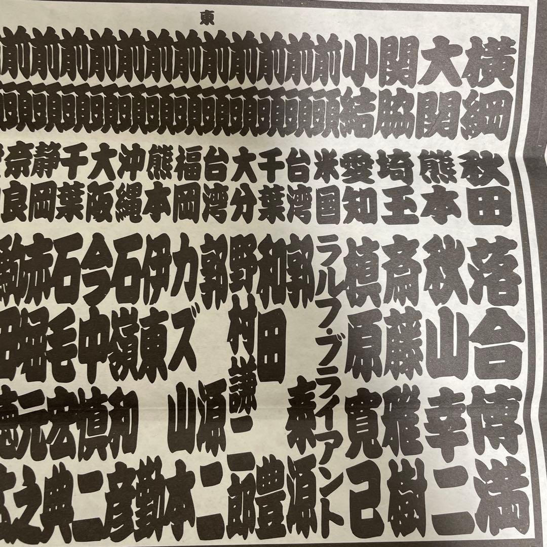 野球界番付 1995年 平成7年 イチロー 十両入り特別記事 おまけ広告 付き
