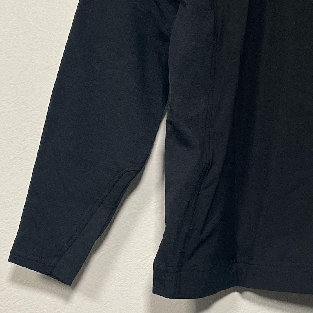 【新品タグ付き】カッター＆バック 高機能4WAY 長袖ゴルフポロシャツ L 黒