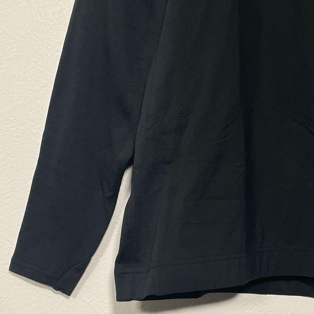 【新品タグ付き】カッター＆バック 高機能4WAY 長袖ゴルフポロシャツ L 黒