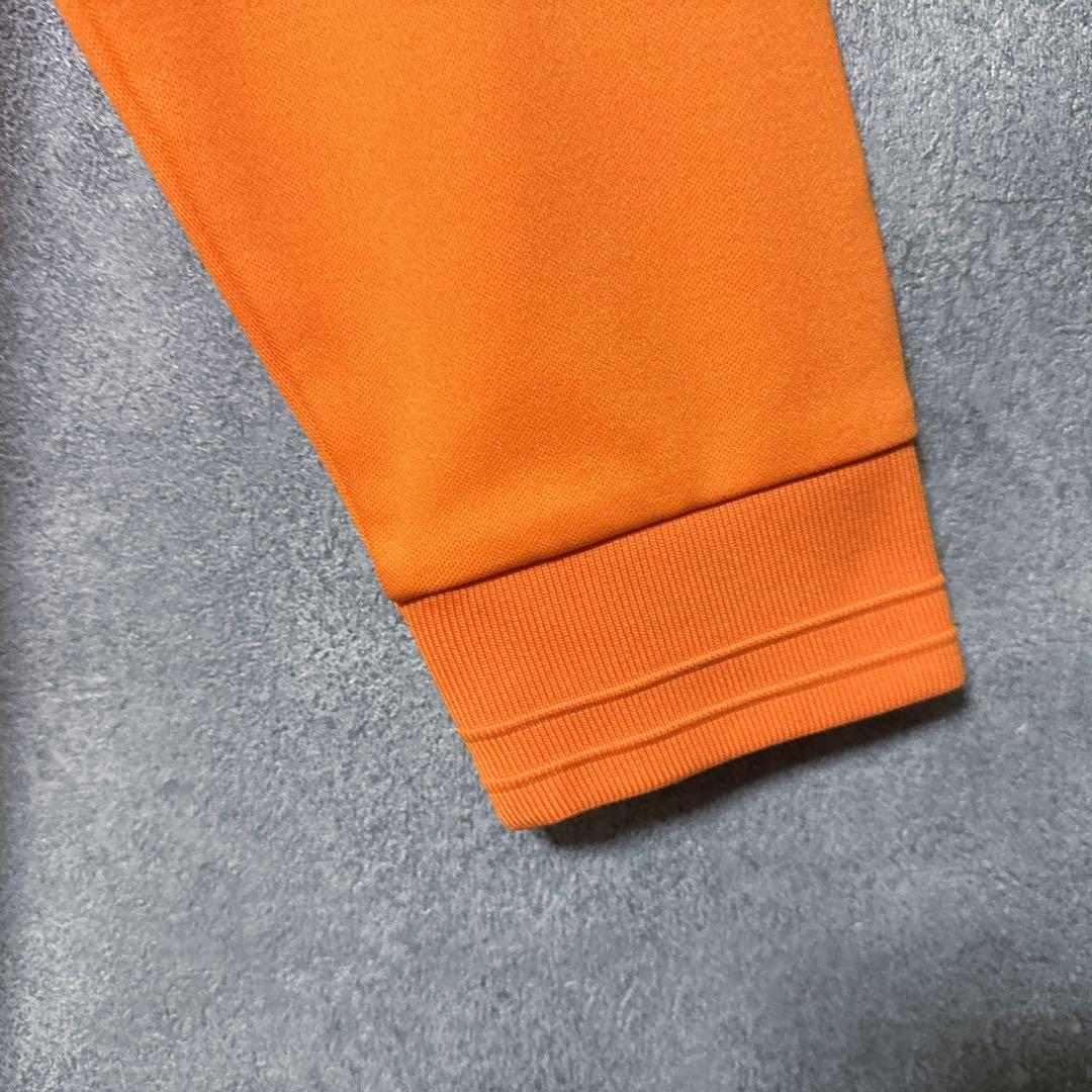 PUMA GOLF プーマゴルフ ロゴ 長袖 ポロシャツ オレンジ L ウェア