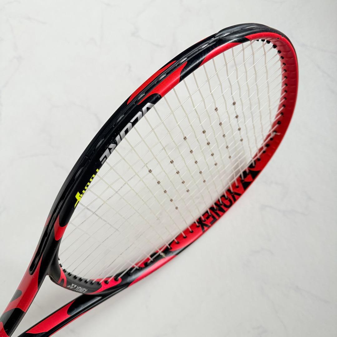 美品 YONEX VCORE Tour F 93 G3 テニスラケット 赤黒