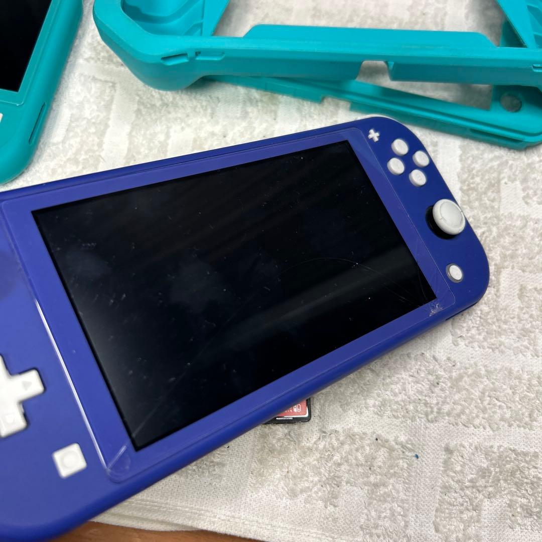 合馬　Switch LIte 2台　ソフト2個　ケース付き