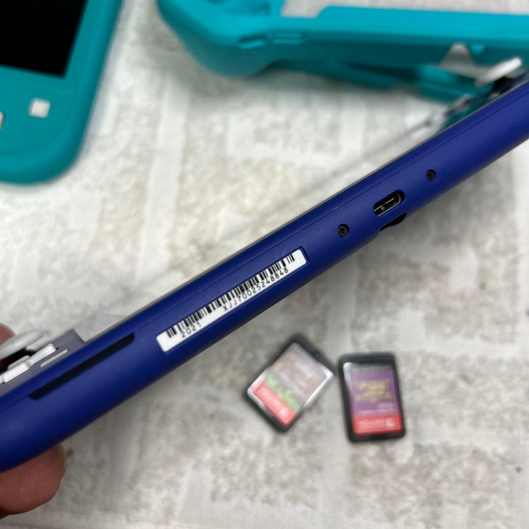 合馬　Switch LIte 2台　ソフト2個　ケース付き