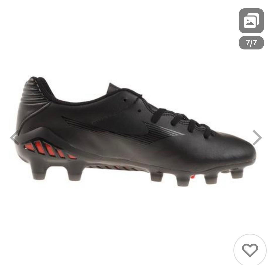 Mizuno サッカーシューズ ブラック　幅広　スパイク