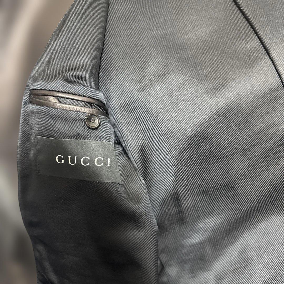 ほぼ新品　GUCCI ブラックレザージャケット