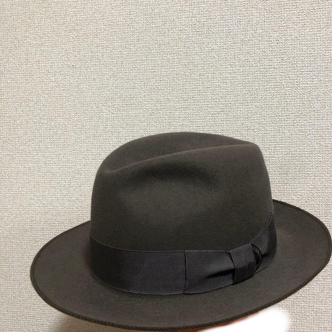 【美品】ラビット100% 日本製 ハット COMSANDGOES