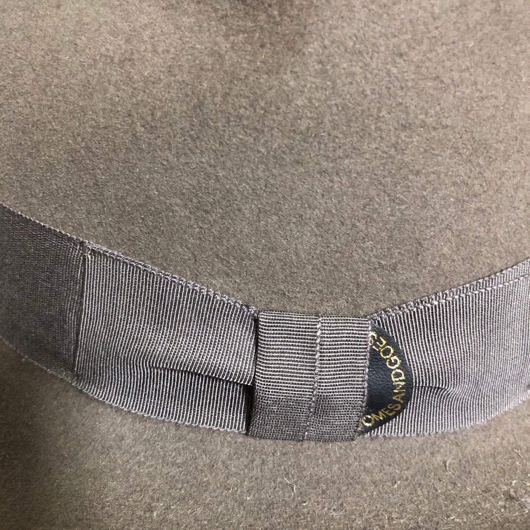 【美品】ラビット100% 日本製 ハット COMSANDGOES