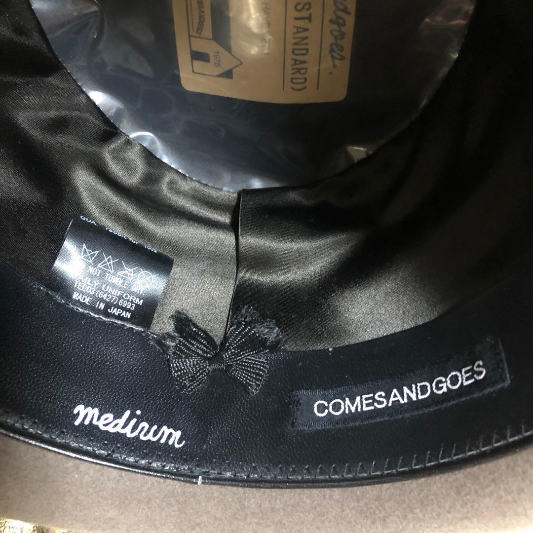 【美品】ラビット100% 日本製 ハット COMSANDGOES