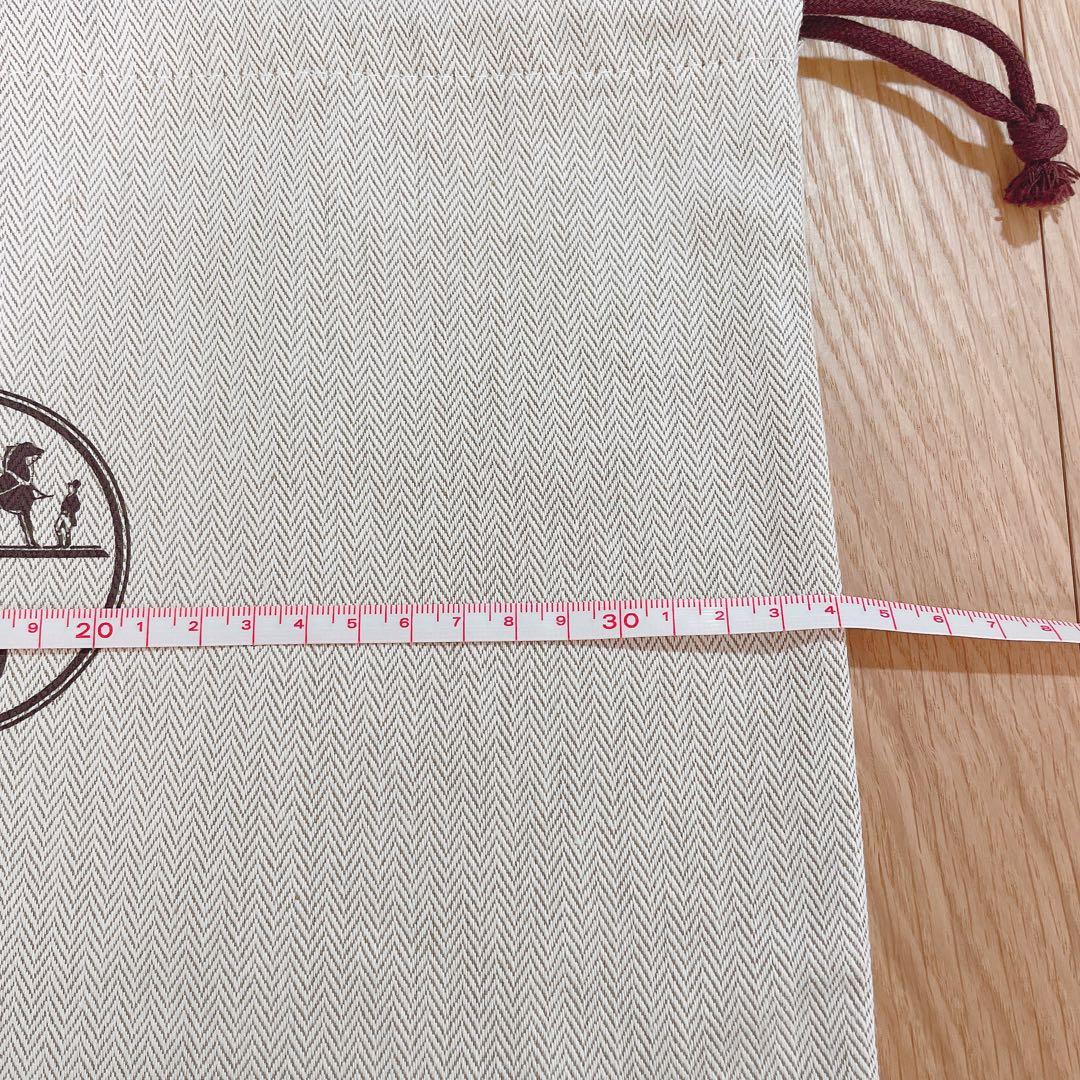 新品 HERMES 保存袋 HERMESタグ付 巾着袋