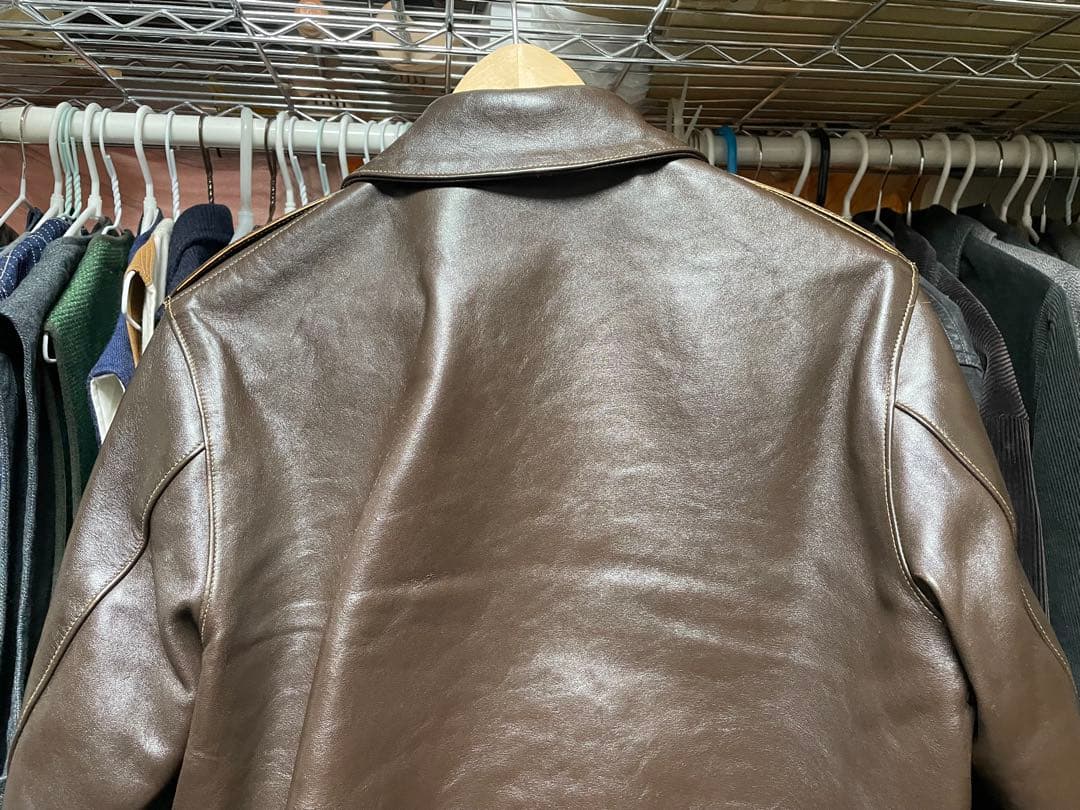 リアルマッコイズ　Rough Wear A-2 レザージャケット サイズ42