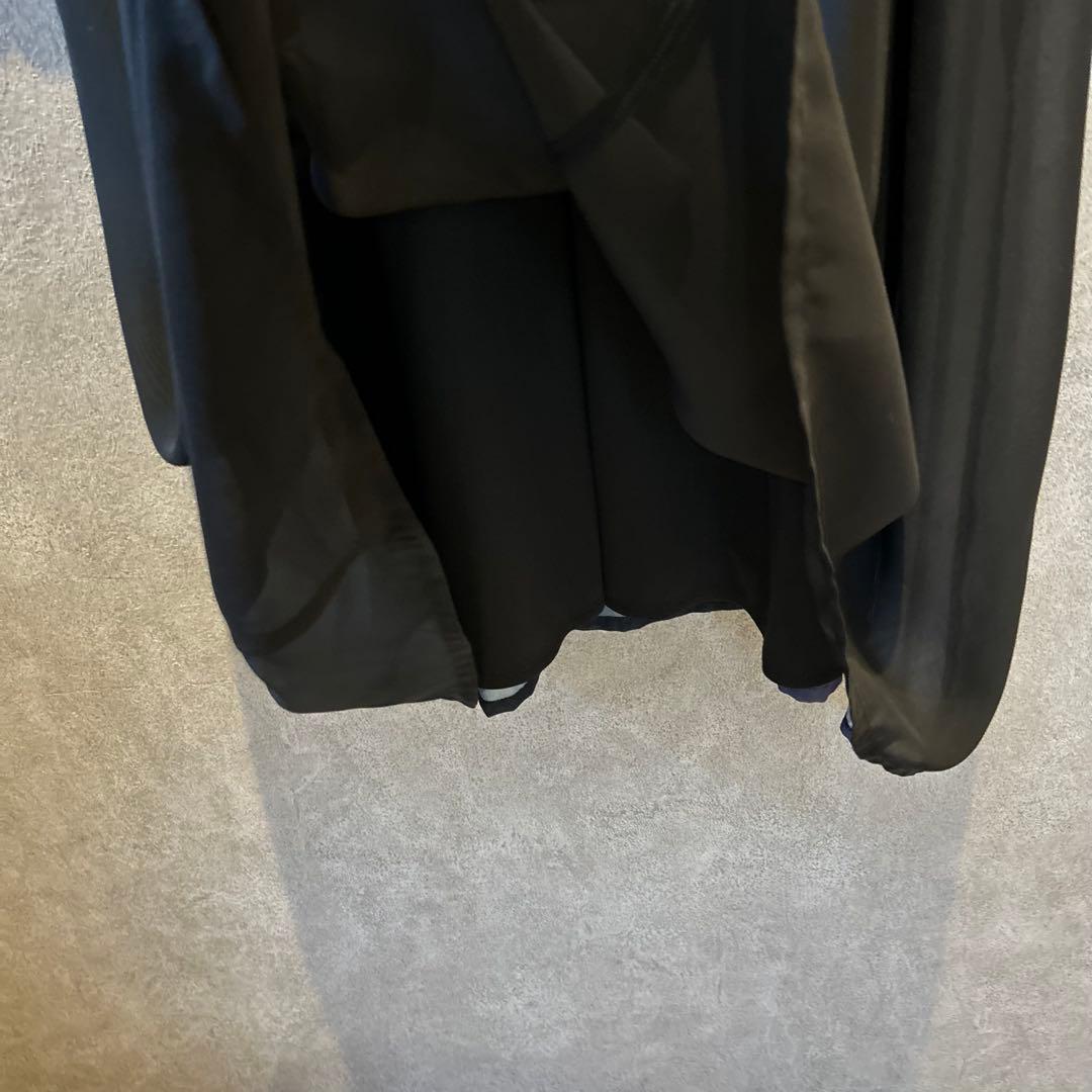 【ScoLar】スカラー 咲き誇る大輪 シフォンワンピース タグ付未使用