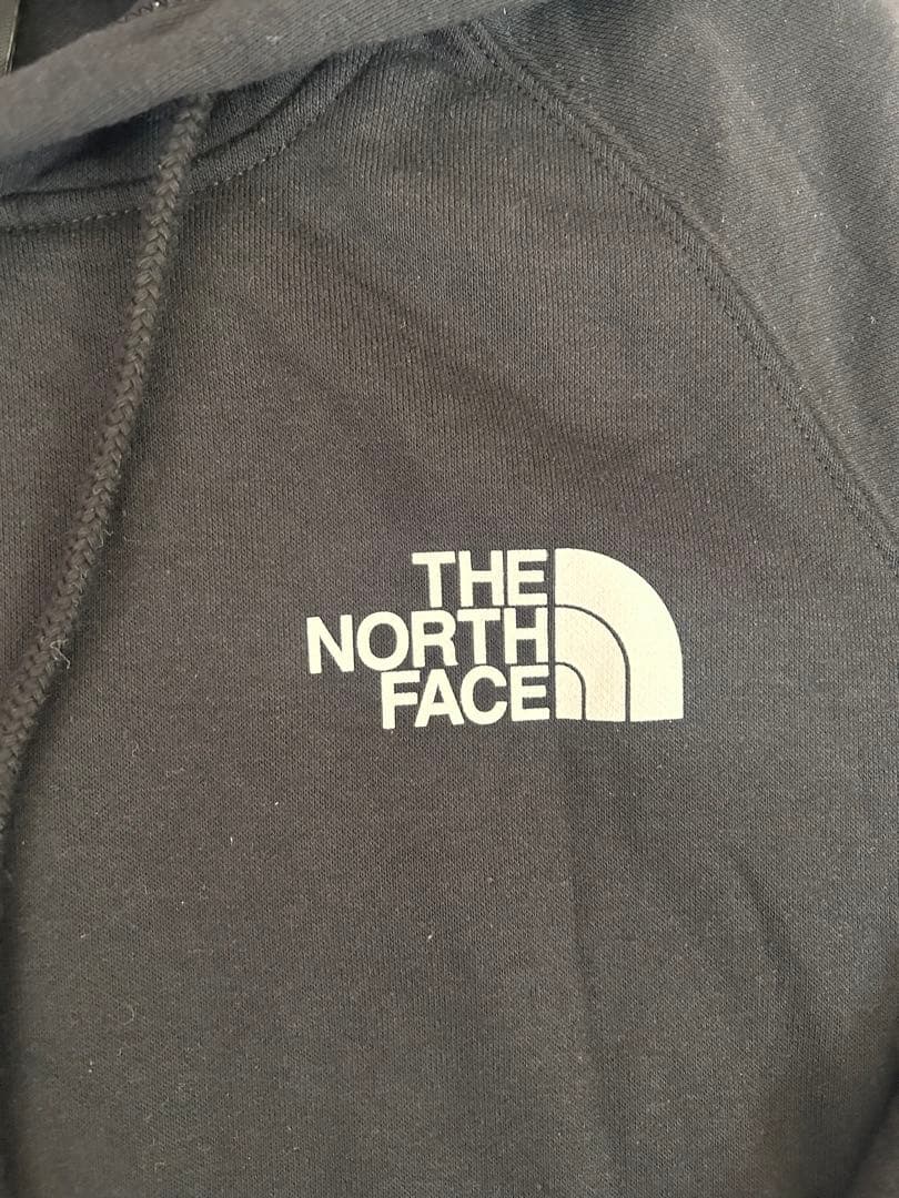 THE NORTH FACE 黒 バックロゴ パーカー フーディー