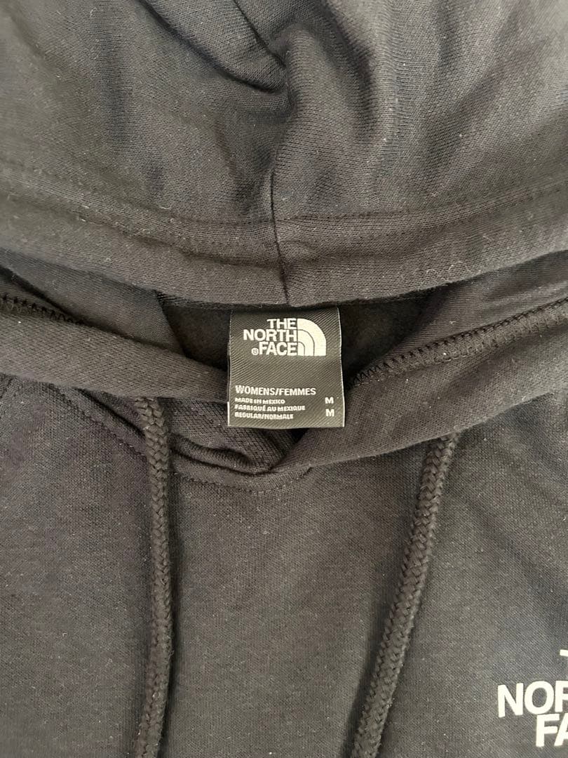 THE NORTH FACE 黒 バックロゴ パーカー フーディー