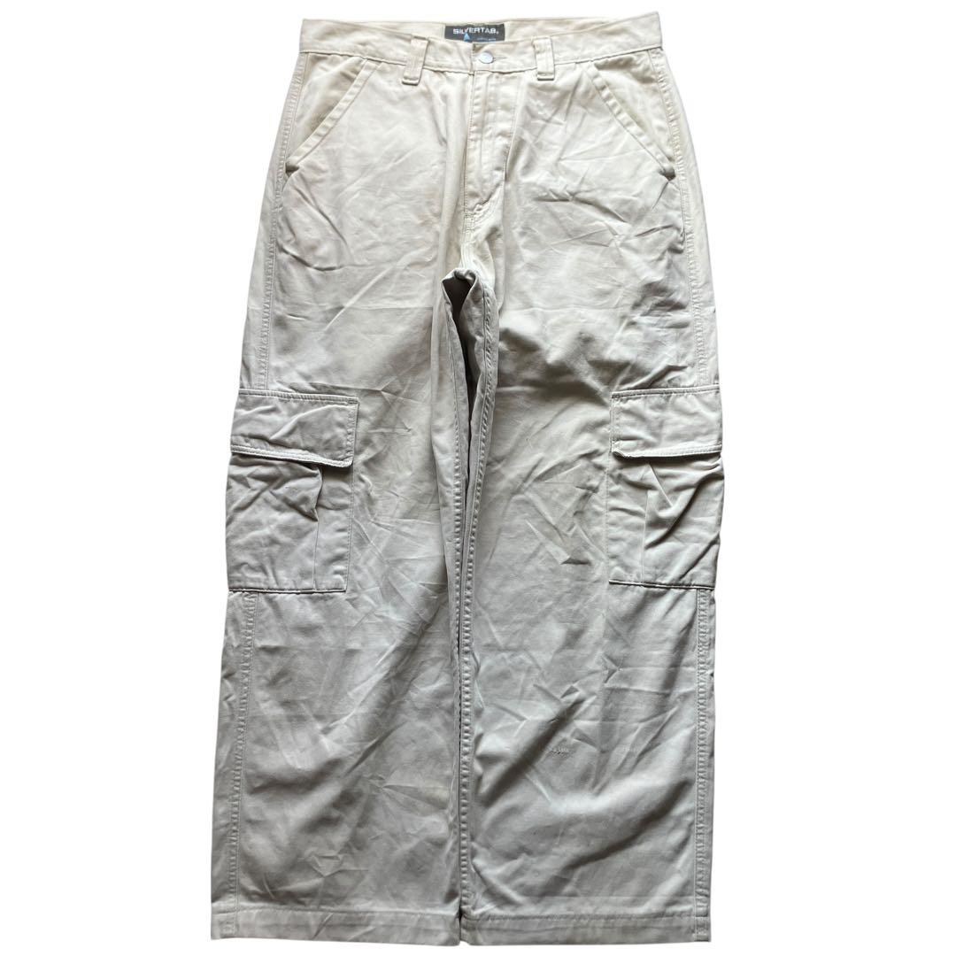 超極太00s SILVERTAB バギーカーゴパンツ BAGGY ヴィンテージ