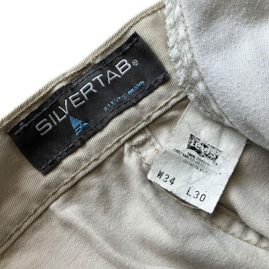 超極太00s SILVERTAB バギーカーゴパンツ BAGGY ヴィンテージ