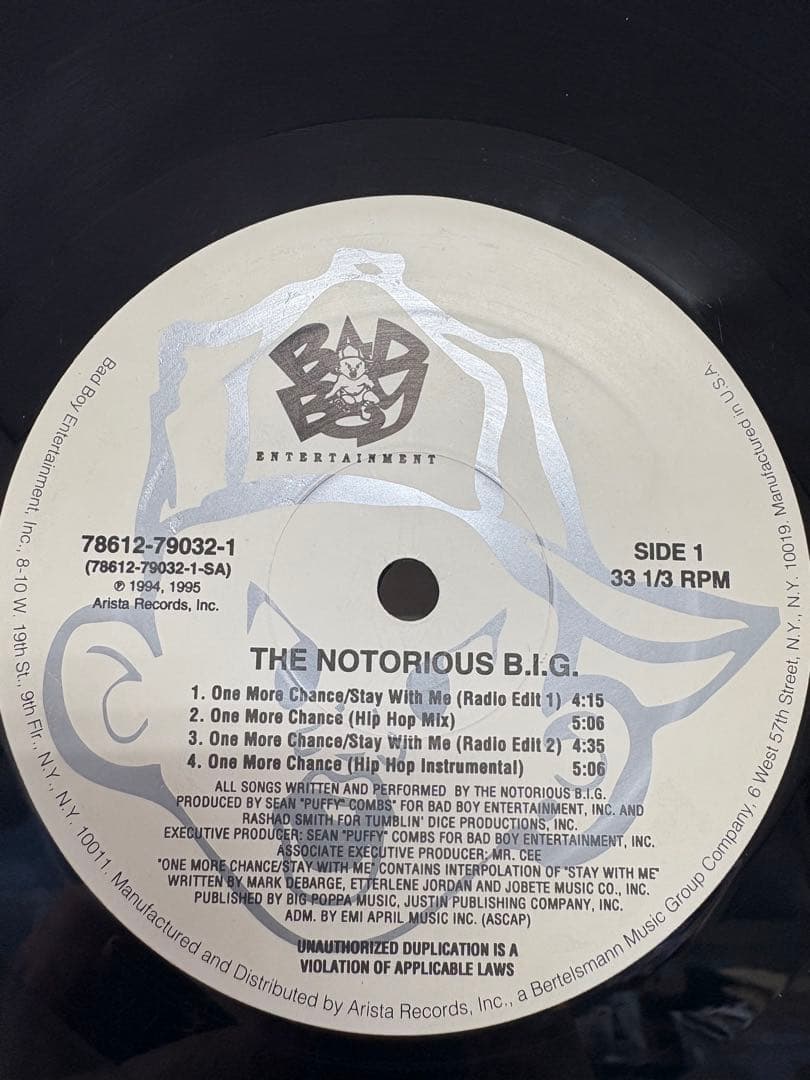 The Notorious B.I.G. LP 2枚セット
