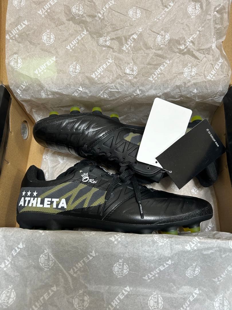 ☆新品タグ付☆ アスレタ　オーヘイ　サッカースパイク　　27.5cm ブラック