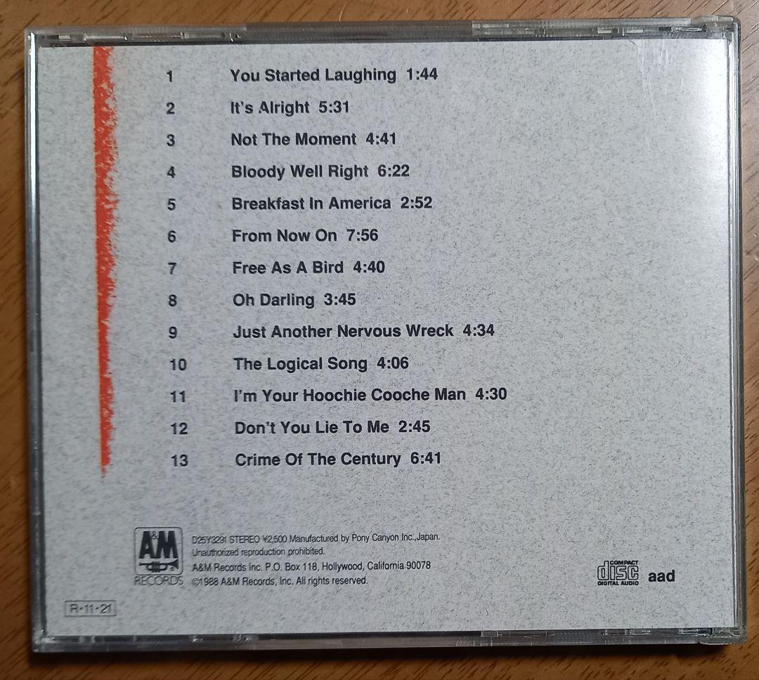 中古CD SUPERTRAMP LIVE 88